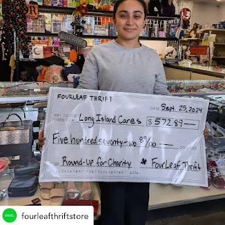 Round-up charity check presentation 1
